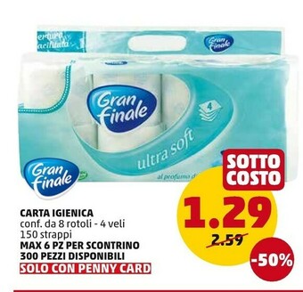 PENNY Carta igienica offerta
