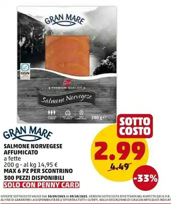PENNY Dell Salmone affumicato offerta