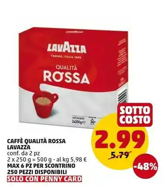 PENNY Lavazza Caffè offerta