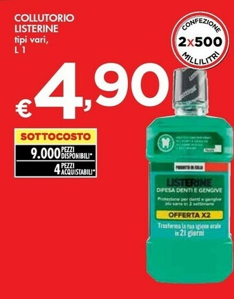 Listerine Collutorio