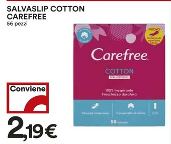 Coop Carefree Salvaslip offerta