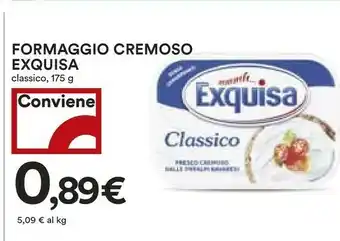 Coop Exquisa Formaggio spalmabile offerta