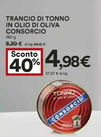 Coop Consorcio Filetti Di Tonno In Olio Di Oliva offerta