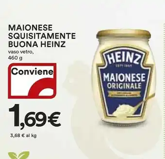 Coop Heinz Maionese Squisitamente Buona 460 G(ml) offerta