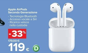 Carrefour Apple Airpods offerta