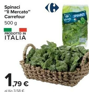 Carrefour Spinaci offerta