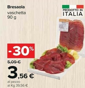 Carrefour Bresaola offerta