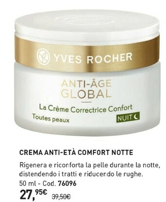 Yves Rocher Crema viso offerta