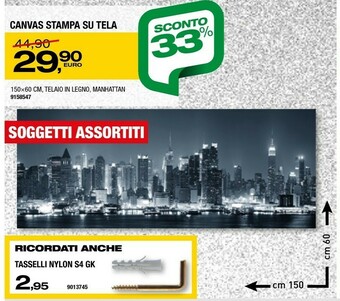 Bricofer Manhattan Quadri offerta