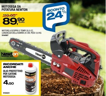 Bricofer Newton Motosega offerta