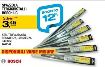 Bricofer Bosch Tergicristalli offerta