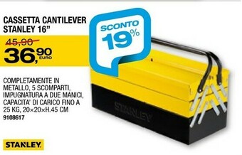 Bricofer Stanley Cassetta attrezzi offerta
