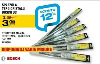 Bricofer Bosch Tergicristalli offerta