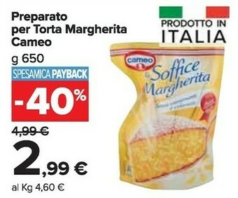 Carrefour Market Cameo Preparati per torte offerta