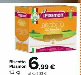 Carrefour Plasmon Biscotti offerta