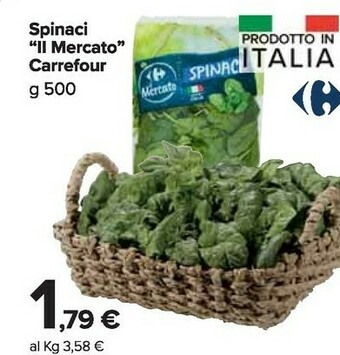 Carrefour Market Spinaci offerta