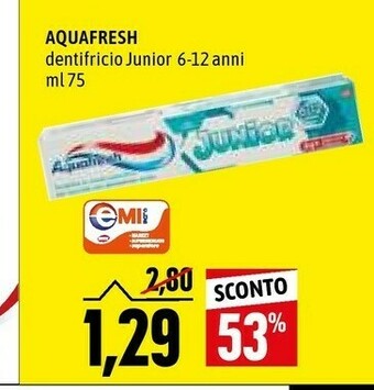 Emi Supermercati Dentifricio offerta