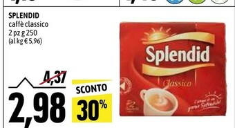 Emi Supermercati Splendid Caffè offerta