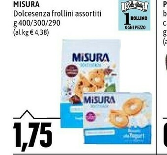 Emi Supermercati Misura Biscotti offerta