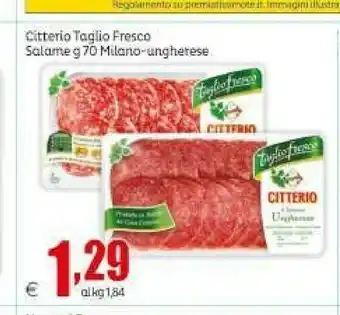 Elite Citterio Salame milano offerta