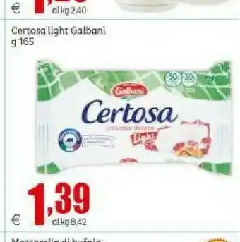Elite Galbani Certosa offerta