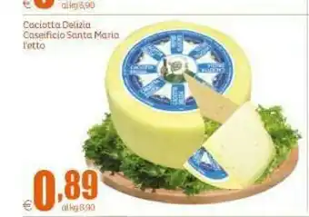 Elite Santa maria Caciotta offerta