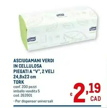 Metro Asciugamani offerta