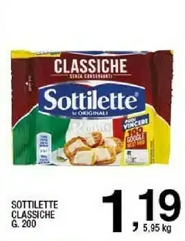 Ok Sigma Mondelez - Sottilette Le Originali Classiche offerta