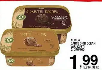 Ok Sigma Algida Carte D'Or Caffè 400 G(ml) offerta