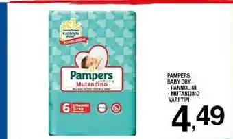 Ok Sigma Pampers Baby-Dry 81715567 Pannolino Usa E Getta Ragazzo 3 31 Pezzo(i) offerta