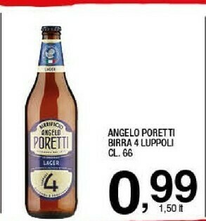 Ok Sigma Angelo poretti Birra 4 Luppoli offerta