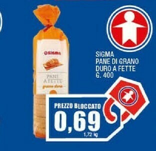 Sigma - Pane A Fette Grano Duro