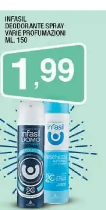 Ok Sigma Infasil Deodorante Spray offerta