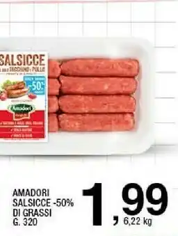 Ok Sigma Amadori Salsicce -50% Di Grassi offerta