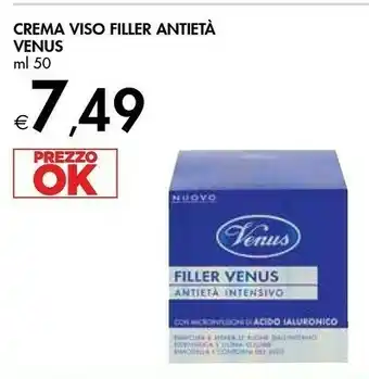 Bennet Venus Crema Viso Filler Antietà offerta