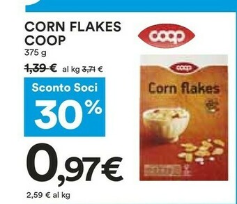 Coop Corn flakes offerta