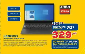 Euronics Lenovo Ideapad - 315ADA05 offerta