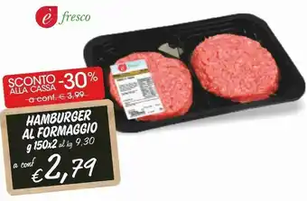 Ok Sigma E Fresco Hamburger Al Formaggio offerta