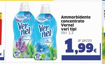 Sigma Vernel Ammorbidente Concentrato offerta