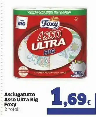 Sigma Foxy Asciugatutto Asso Ultra Big offerta