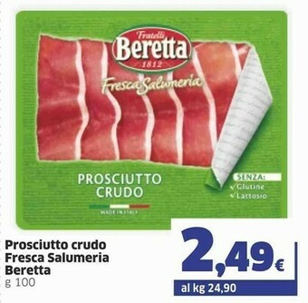 Sigma Beretta Prosciutto Crudo offerta