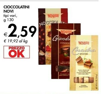Bennet Novi Cioccolatini offerta