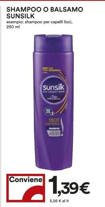 Coop Sunsilk Shampoo offerta