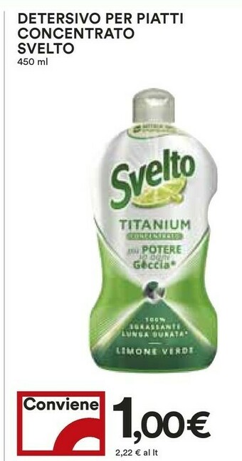 Coop Svelto Detersivo piatti offerta
