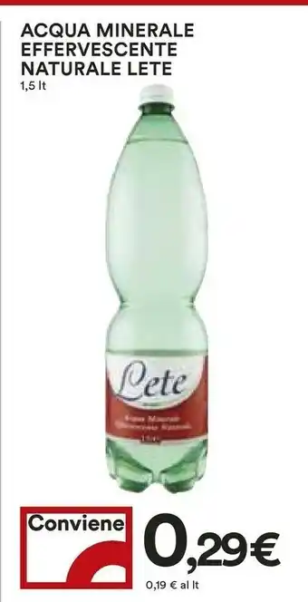 Coop Lete Acqua offerta