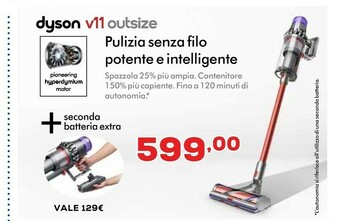 Euronics Dyson V11 Outsize offerta
