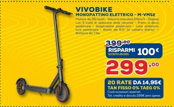 Euronics Vivobike Monopattino M-VMS2 offerta