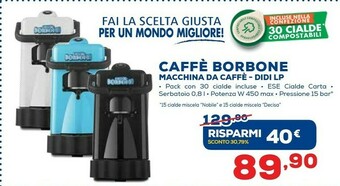 Euronics Caffe Borbone Macchina Da Caffe - DIDI LP offerta