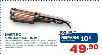 Euronics Imetec Arricciacapelli 11738 offerta