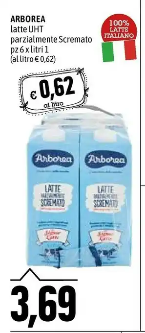 Emi Supermercati Arborea Latte parzialmente scremato offerta